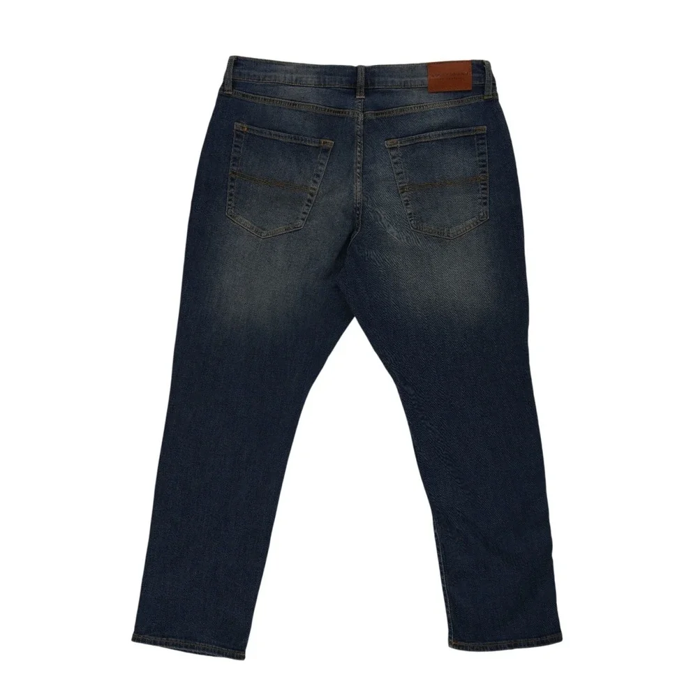 Lucky Brand 223 Straight Jeans Men's Size 36x30 Dark Wash Blue Stretch Denim